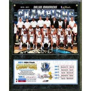   Mavericks 2011 NBA Finals Team Championship Plaque