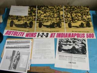 This was packet mailed to racing officials I believe from 1962 looks 