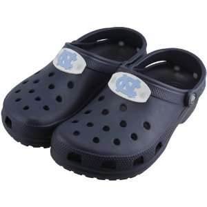 North Carolina Tar Heels (UNC) Ladies Crocs Classic   Navy Blue 