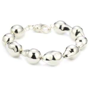 Zina Sterling Silver Large Baroque Pearl Bead Bracelet In 