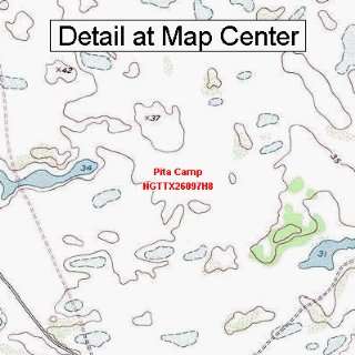   Map   Pita Camp, Texas (Folded/Waterproof)