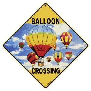 Balloon Crossing Sign Patio, Lawn & Garden