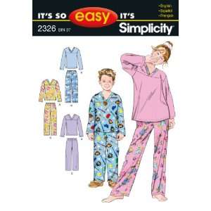  Simplicity Sewing Pattern 2326 Its So Easy Girls and 