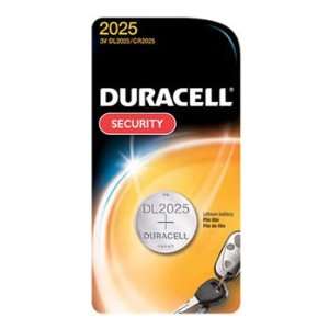  5 x CR2025 Duracell 3 Volt Lithium Coin Cell Batteries On 