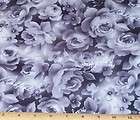 Antique Rose Floral Collection Lecien Fabric 30265 100 Roses on Black 
