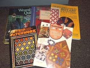 Lot of 5 QUILTING Patchwork Craft Books Magazines  