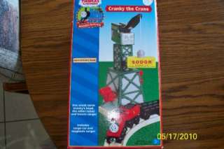 Thomas Wooden Railway Cranky the Crane NIB. One crank turns crankys 
