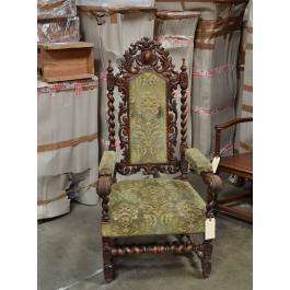 antique craved oak french arm chair item no 111041 product