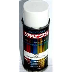  Spaz Stix Fire Red Fluorescent Aerosol Paint 3.5oz Toys 