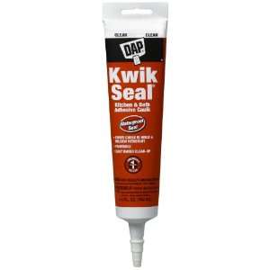 12 Pack Dap 18008 KWIK SEAL Tub & Tile Adhesive Caulk   Clear 5.5 oz 