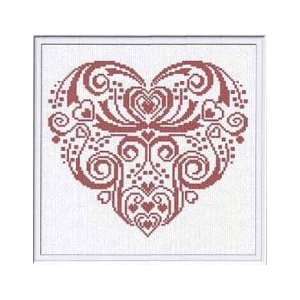  Cuor Felice   Cross Stitch Pattern Arts, Crafts & Sewing