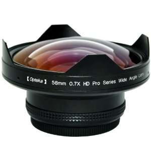  Opteka 58mm 0.7X HD Pro Series Wide Angle Auxiliary Lens 