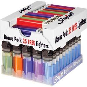  Scripto Spectra Lighters 50 + 25 Free 