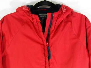 AMERICAN EAGLE Womens (M) Red Nylon Insulated Jacket Windbreaker 