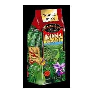 Kona Coffee Hawaiian Gold Whole Bean Coffee (1) Pack 10 Oz Bag  