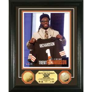  Trent Richardson Cleveland Browns Draft Day Gold Coin 