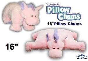 NEW 16 Authentic Cuddly Pets Pillow Chums UNICORN  