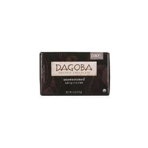 Dagoba Dag Unsweetened 100% Baking (Economy Case Pack) 6 Oz Bar (Pack 