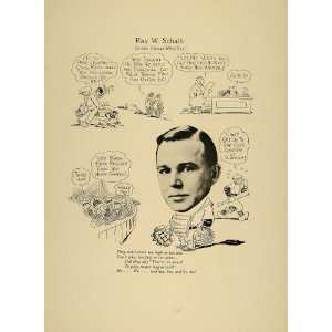  1923 Print Ray W. Schalk Catcher Chicago White Sox Team 