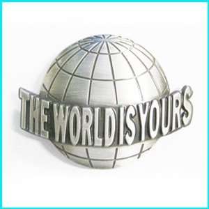  New The World Is Yours Scarface Belt Buckle T 035 