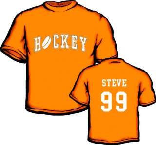 Hockey Shirt Custom Made T Shirt With Your Name & # Tee Team Shirts 