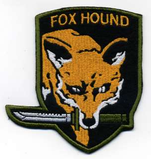 FOX HOUND   Embroidered Patch/Badge BEST COLOURS MATCH  