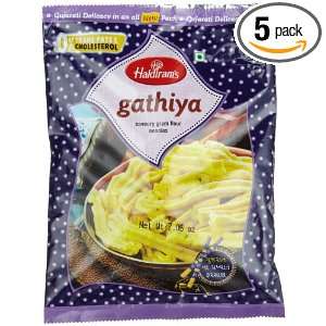 Haldiram Ghatia  Savoury Gram Flour Noodles, 7.06 Ounce Pouch (Pack of 