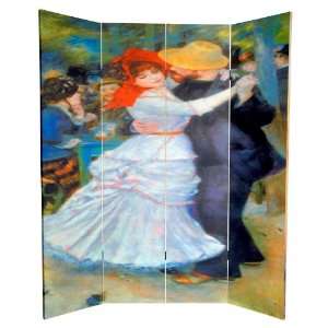   Canvas Room Divider   Dance at Bougival/Two Girls Furniture & Decor