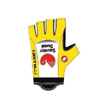    Castelli 2008 Saunier Duval Cycling Gloves   Yellow   V3108 031