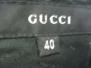 GUCCI Black Dress Pants Slacks Sz 40  