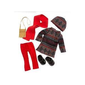   Girls 18 Inch Fashion Outfit Sweater Mary Jane Shoes Toys & Games