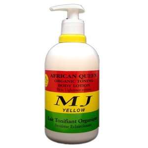 African Queen Organic Toning Body Lotion Mj Yellow