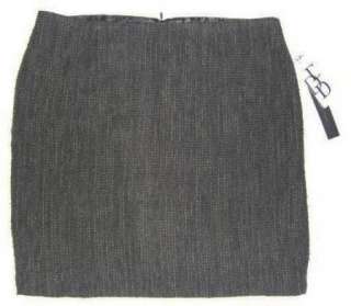 NWT Womens Dalia Collection Charcoal Wool Skirt 14  