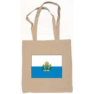  San Marino Flag Tote Bag Natural 