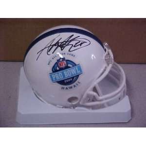 Adrian Peterson Hand Signed Autographed 2009 Pro Bowl Riddell Mini 