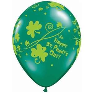  (12) Happy St. Patricks Day 11 Latex Balloons Health 