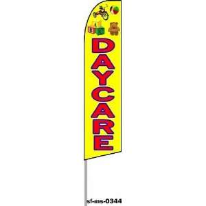  DAYCARE X Large Swooper Feather Flag 