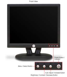 Dell 17 TFT LCD Flat Panel Computer Monitor 1280x1024 0835942000128 