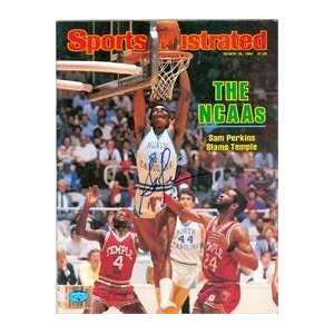  Sam Perkins autographed Sports Illustrated Magazine (NORTH 