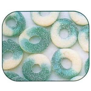 Albanese Blue Raspberry Gummy Rings Candy   2 Lbs  Grocery 