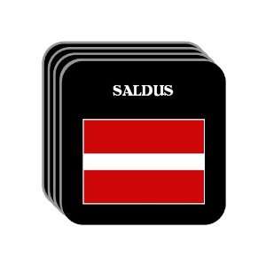  Latvia   SALDUS Set of 4 Mini Mousepad Coasters 