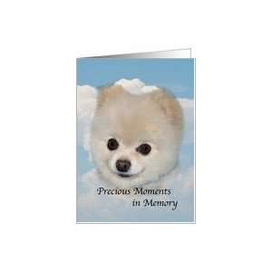  Sympathy on Death of Pet with Pomeranian Card Health 