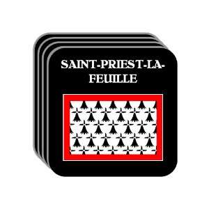 Limousin   SAINT PRIEST LA FEUILLE Set of 4 Mini Mousepad Coasters