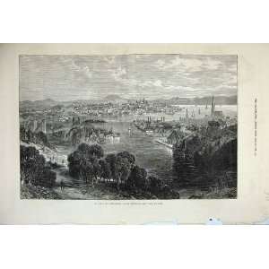  1877 Fine Art View St John Brunswick New Zealand Bridge 