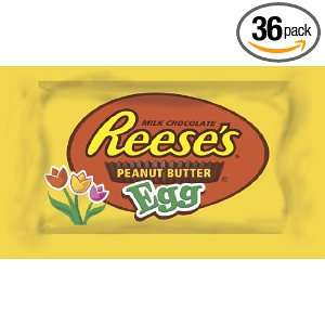 Reeses Easter Peanut Butter Egg, 1.2 Ounce Packages (Pack of 36)