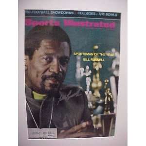 Bill Russell Autographed December 23, 1968 Sports Illustrated Magazine 
