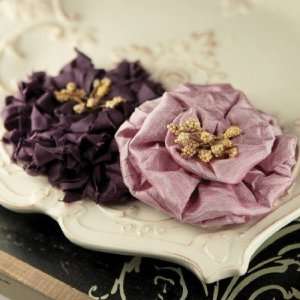  Dechire Silk Dupioni Flowers 2/Pkg Arts, Crafts & Sewing