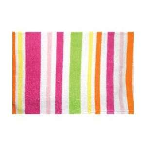  I Play Pink Stripe Poncho Towel