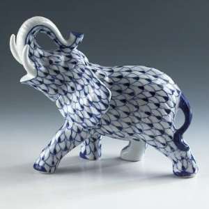  Andrea By Sadek Porcelain Blue Net Elephant Patio, Lawn 
