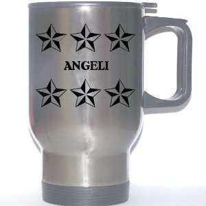  Personal Name Gift   ANGELI Stainless Steel Mug (black 